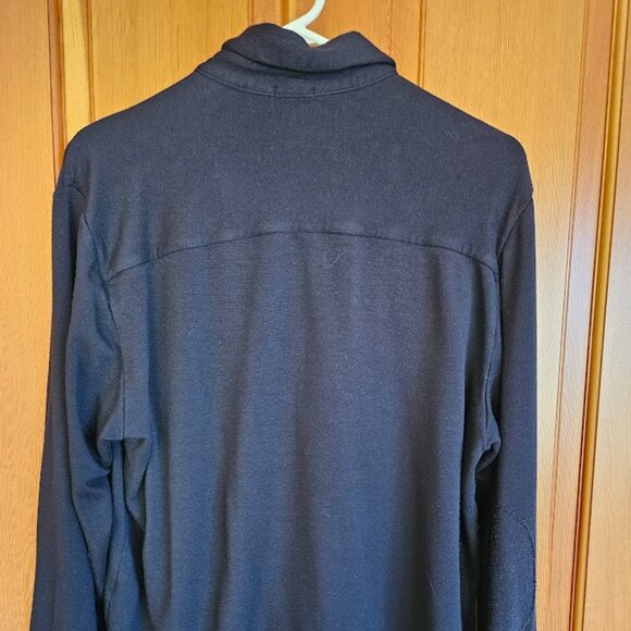 Bleusalt The Boyfriend Shirt , Size 2, Black - Picture 2 of 5